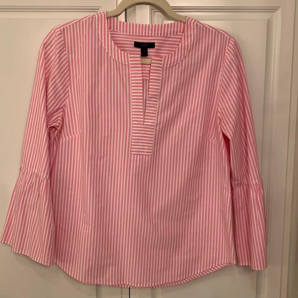 J Crew bell sleeve top